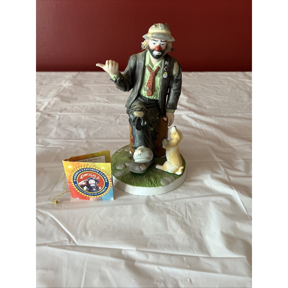 EMMETT KELLY JR FIGURINE  " GOING MY WAY? "  Rare for PERSONAL APPEARANCES ONLY